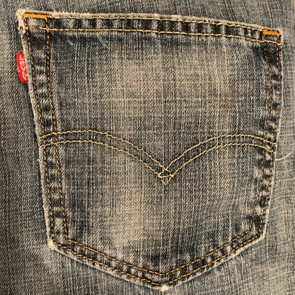 Levi’s 505 Denim Jeans 34 X 30, Red Tag, Button & Zip, See Pics & Description - Picture 6 of 17